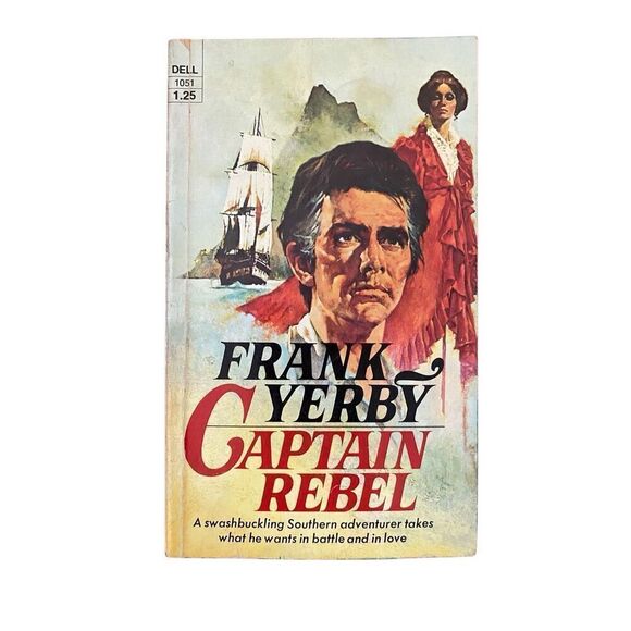 Captain Rebel by Frank Yerby Paperback Book Vintage Historical Fiction - Picture 1 of 13
